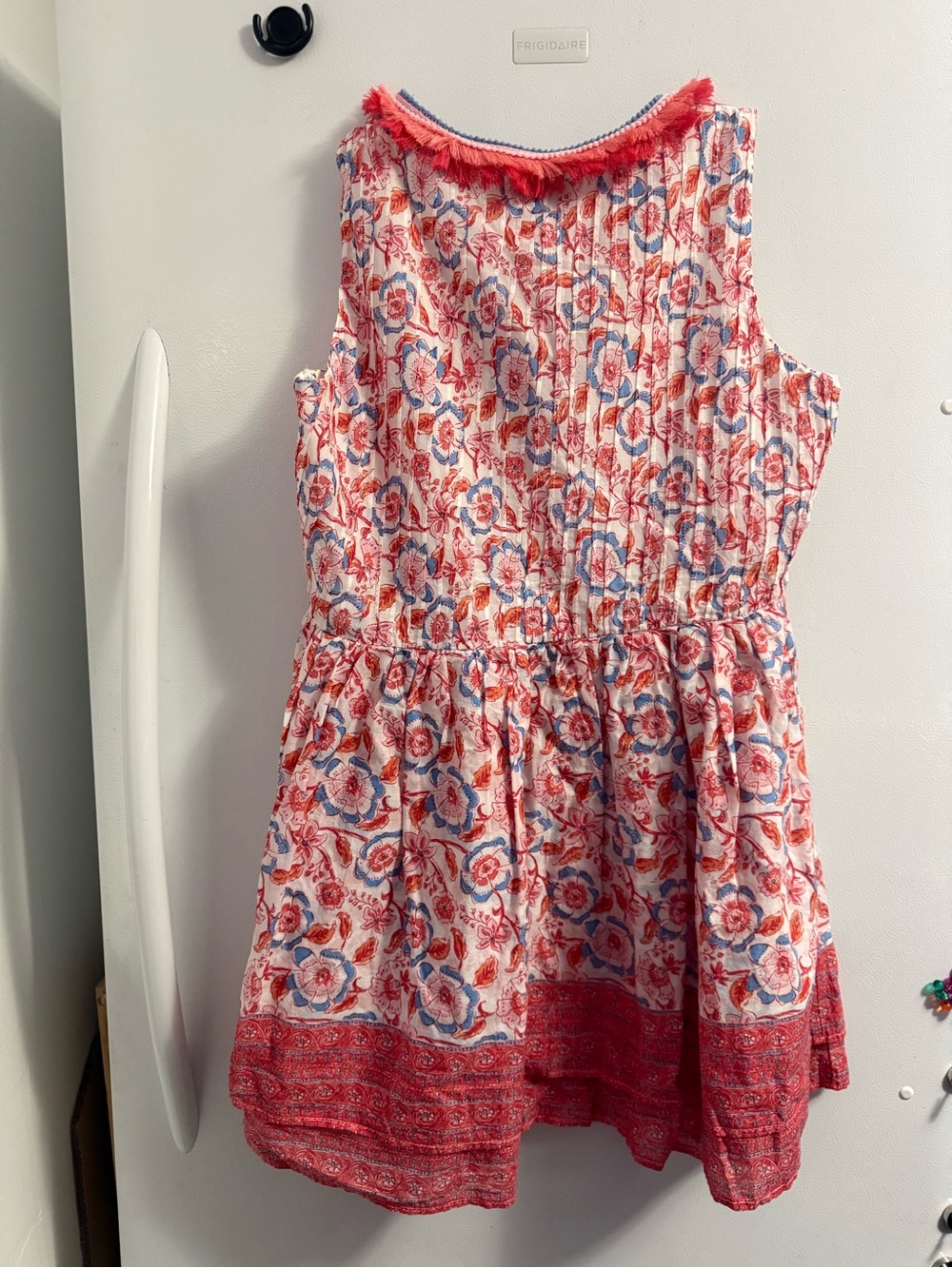 Vineyard Vines Pink, Red and Blue Floral Sleeveless Dress - Picture 2 of 2
